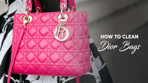 how to clean a dior bag|cleaning a christian dior bag.